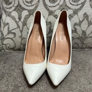 White Block Heels (New)